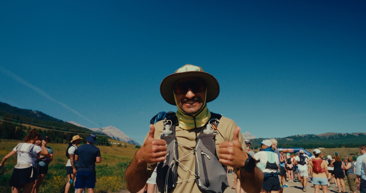 Leadville start / Thumbs up